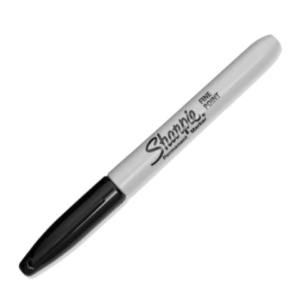 Pennarelli indelebili Neri - Pennarelli Sharpie Fine - 1 mm (conf.12)-0