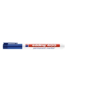 Pennarello indelebile Blu Edding 400 - 1 mm-0