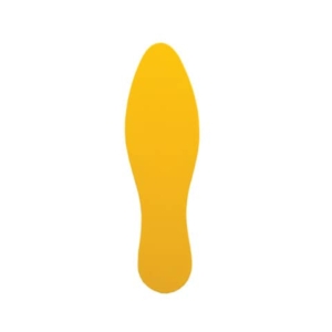 Stickers adesivi di sicurezza Tarifold - impronta - 25,8x7,5 cm - Giallo - B197804 (conf.10)-0