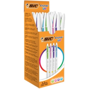 Penne Cristal UP Bicolor Bic - assortiti - 1,2 mm 950446 (conf.20)-0