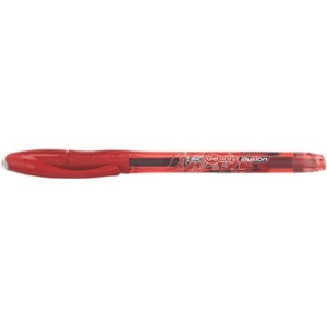 Penne cancellabili Gel-ocity illusion gel Bic - 0,7 mm - Rosso (conf.12)-0