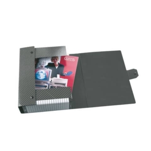 Cartelle portaprogetti Delso Line Esselte - Dorso 4 cm - 25x35 cm - Bianco/Grigio (conf.5)-0