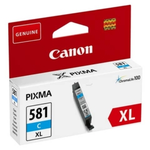Originale Canon Ink-jet 2049C001 Cartuccia alta capacità ChromaLife100 CLI-581C - XL - Ciano-0