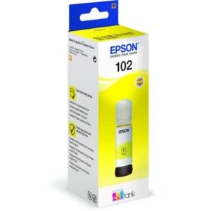 Cartuccia Originale Epson Ink-jet Serbatoio Ecotank 102 - 70 ml Giallo - C13T03R440 -0