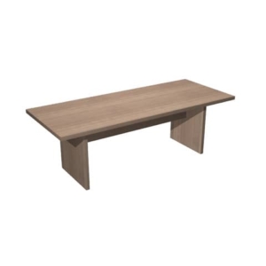 Tavolo riunioni Artexport Flora fianchi pannello - Noce arabis - L220 P100 H74 cm-0