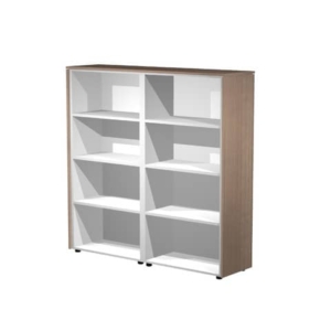 Coppia mobili medioalti a giorno Artexport Flora Noce arabis - L163 P43 H158,2 cm - 937C/K-0