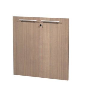 Coppia ante melaminico mobile basso Artexport Flora Noce arabis - L80 H77 SP. 1,8 cm - 91067M/K-0