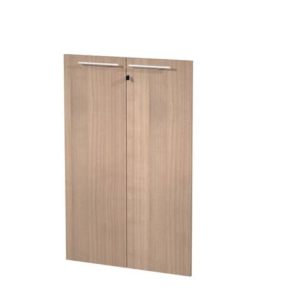 Coppia ante melaminico mobile medio Artexport Flora Noce arabis - L80 H115,4 SP. 1,8 cm - 91069M/K-0