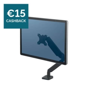Braccio monitor singolo Platinum Series Fellowes Nero max 24 pollici - 8043301-0