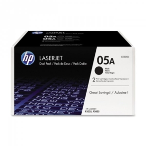 Originale HP CE505D conf.2 Toner 05A 2 Nero-0