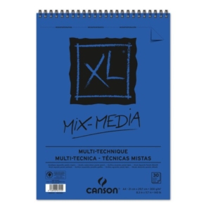 Album Mix Media carta grana media Canson - A4 - 300 g/m² - 30 fogli - 200807215-0