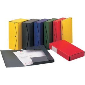 Scatola Archivio Project King Mec - Dorso 12 cm - 25x35 cm - Rosso - 00024011 (conf.5)-0