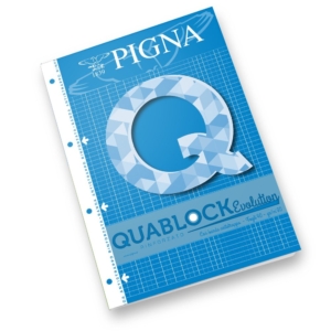 Blocchi Quablock Evolution Pigna - A4 - 5 mm - 40 fogli (conf.5)-0