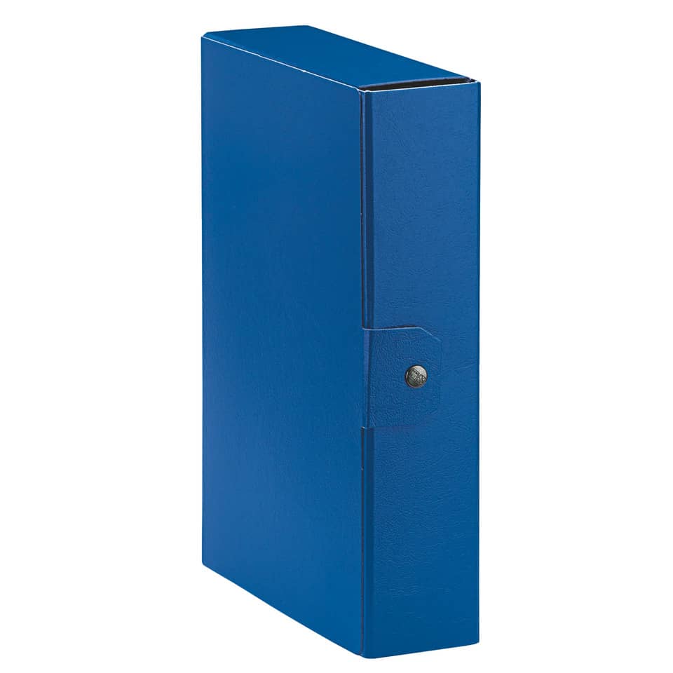 Scatole portaprogetti Eurobox Esselte - Dorso 8 cm - 25x35 cm - Blu (conf.5)-0 - Loveoffice