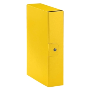 Scatole portaprogetti Eurobox Esselte - Dorso 8 cm - 25x35 cm - Giallo (conf.5)-0