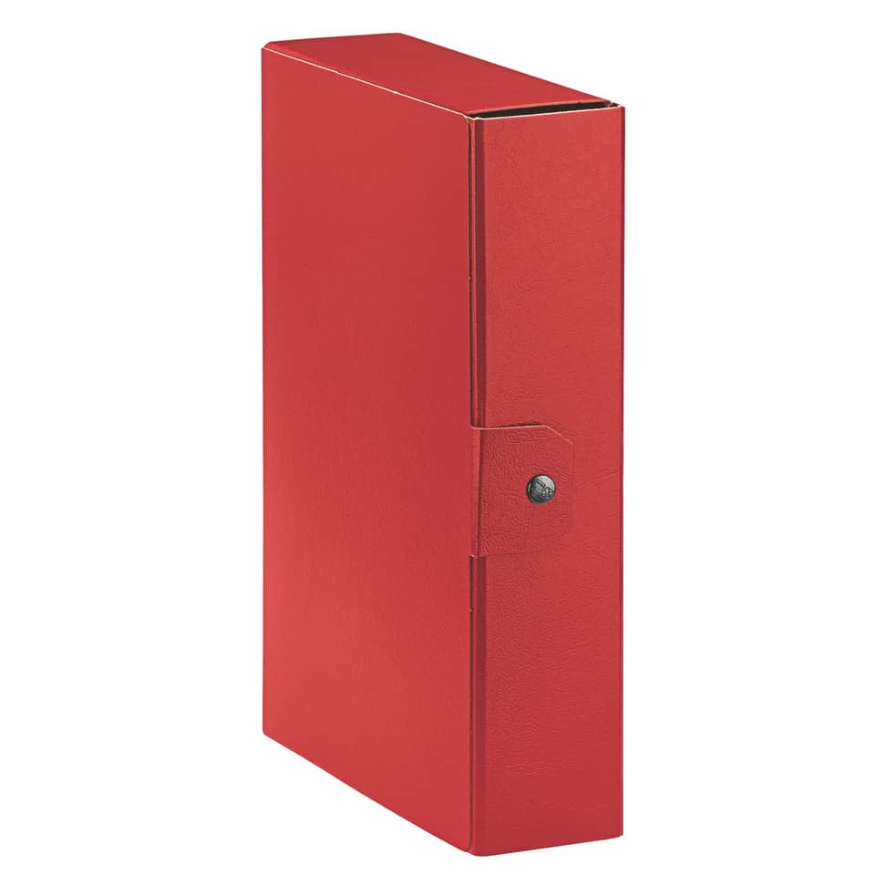 Scatole portaprogetti Eurobox Esselte - Dorso 8 cm - 25x35 cm - Rosso (conf.5)-0 - Loveoffice