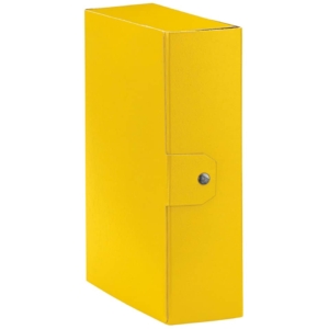 Scatole portaprogetti Eurobox Esselte - Dorso 10 cm - 25x35 cm - Giallo (conf.5)-0