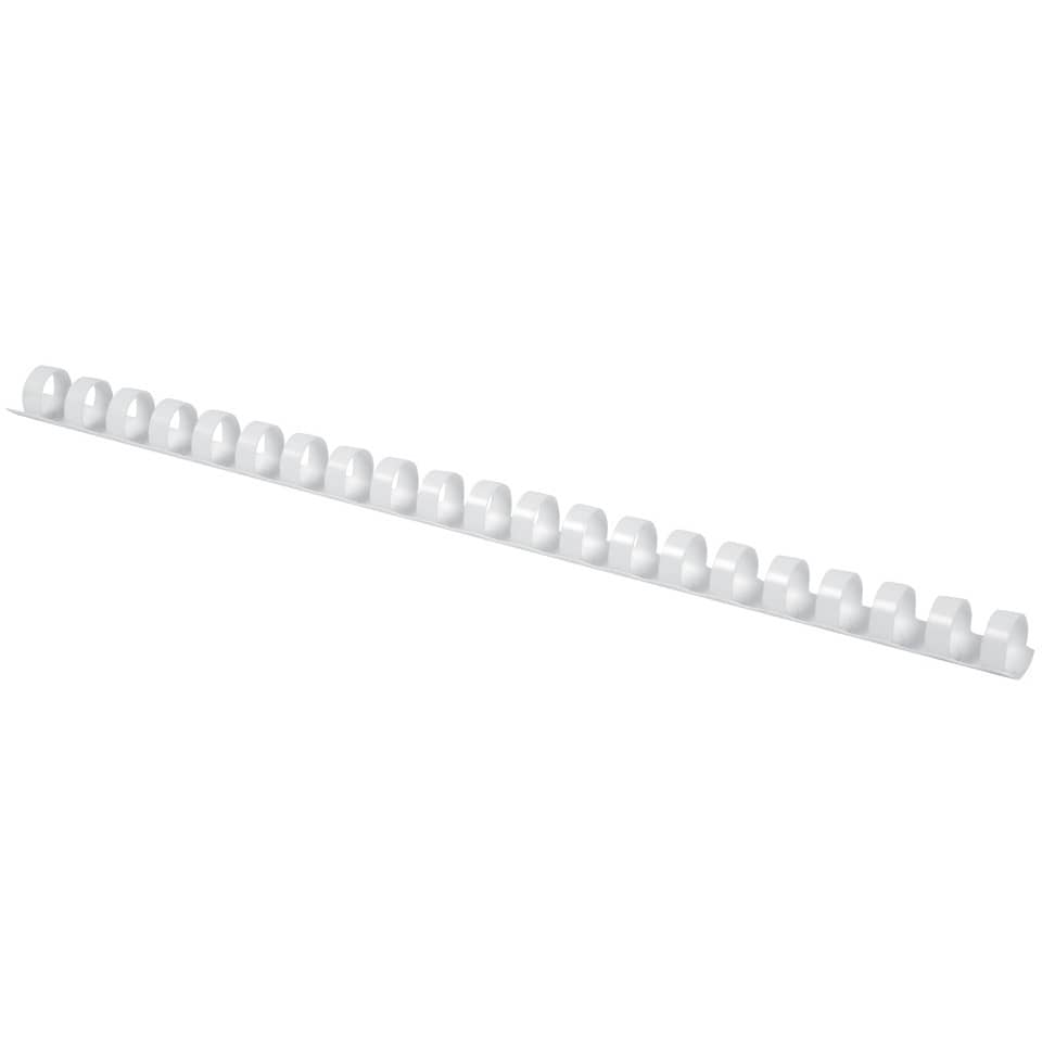 Dorsi a spirale Q-Connect A4 Bianco 10 mm - fino a 65 fogli (conf.100)-0 - Loveoffice