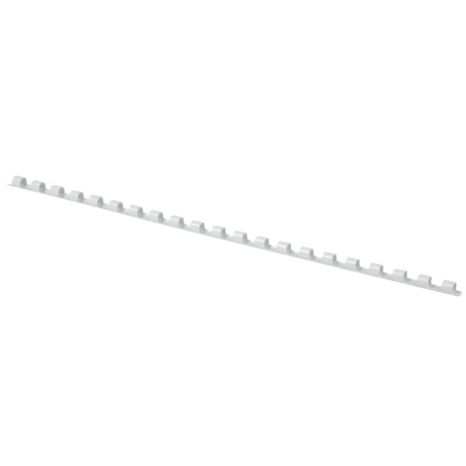 Dorsi a spirale Q-Connect A4 Bianco 6 mm - fino a 25 fogli (conf.100)-0 - Loveoffice