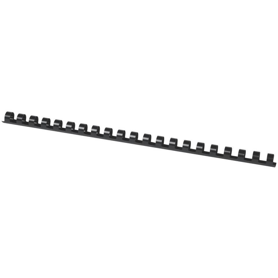 Dorsi a spirale Q-Connect A4 Nero 12 mm - fino a 95 fogli (conf.100)-0 - Loveoffice