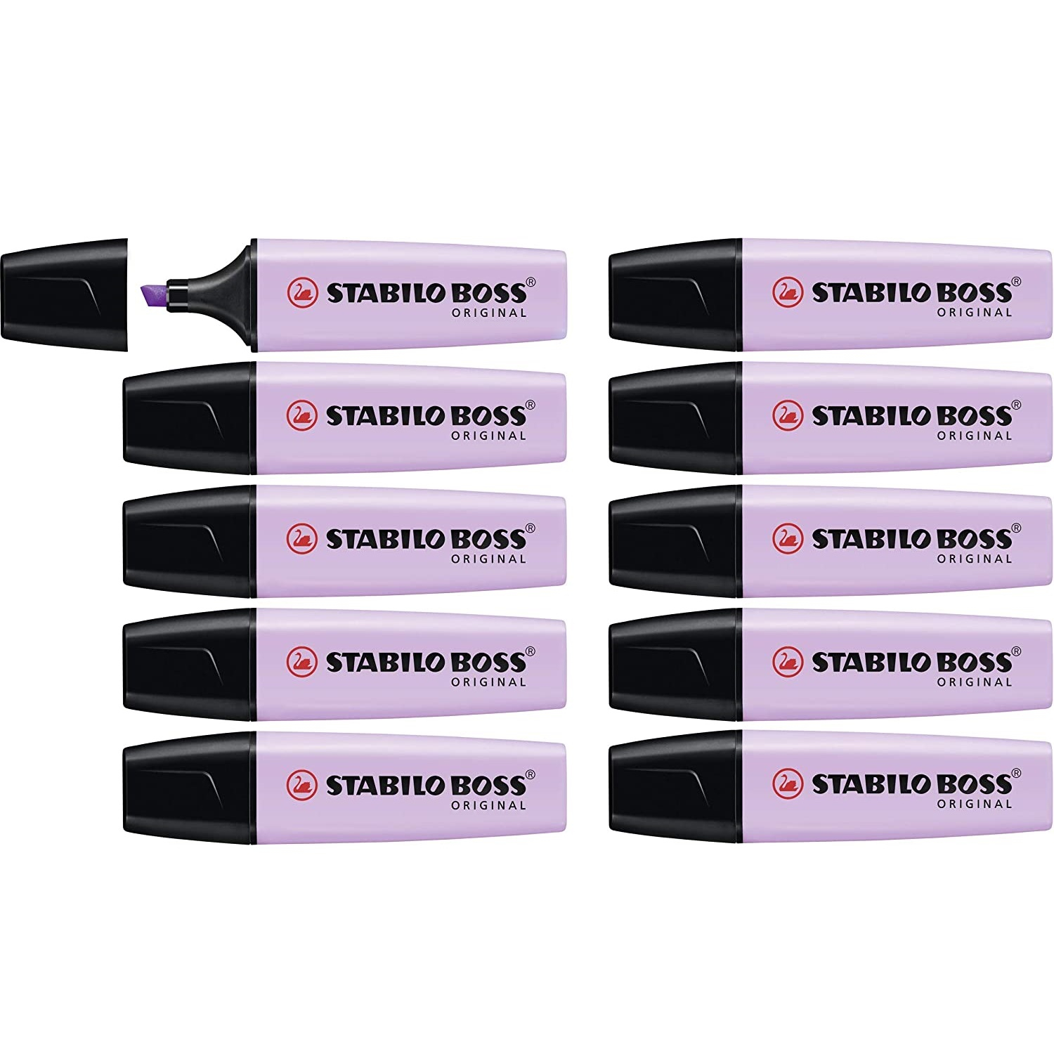 Evidenziatori Stabilo Boss Pastel - glicine (conf.10)-0 - Loveoffice