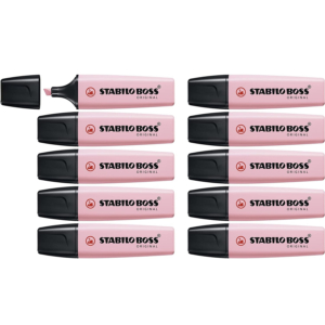 Evidenziatori Stabilo Boss Pastel - Rosa antico (conf.10)-0