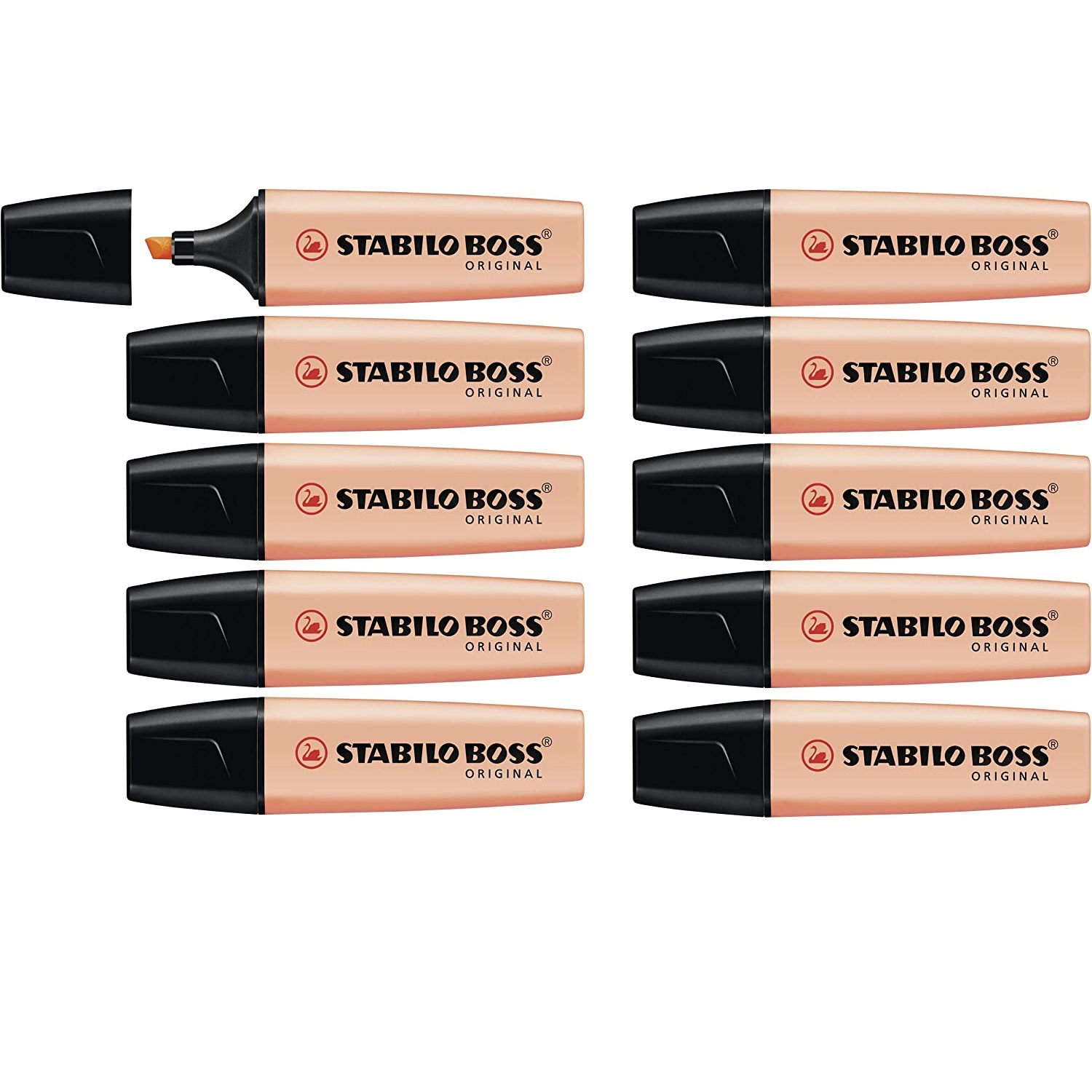 Evidenziatori Stabilo Boss Pastel - pesca (conf.10)-0 - Loveoffice