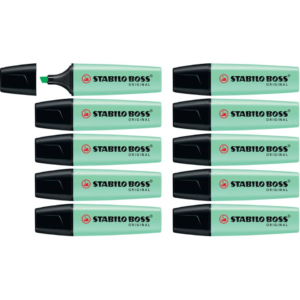 Evidenziatori Stabilo Boss Pastel - menta (conf.10)-0