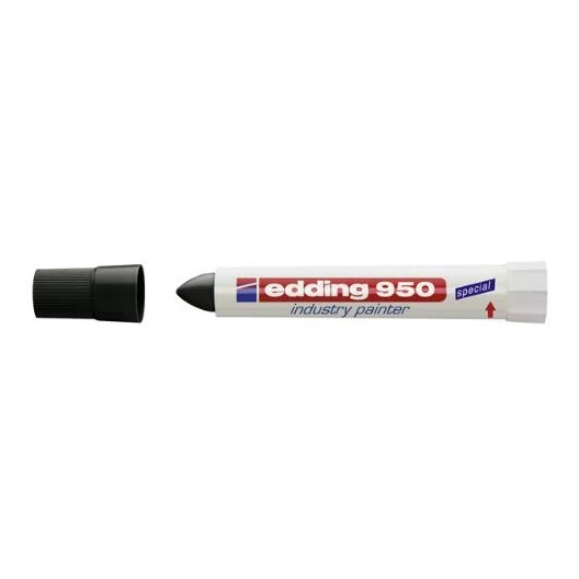 Pennarello a cera Edding 950 - Paint Markers Nero - 10 mm-0 - Loveoffice