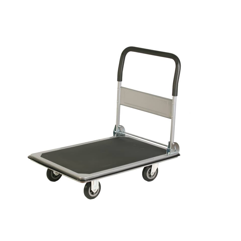 Carrello portapacchi Serena Group in lamiera rinforzata Grigio/nero-0 - Loveoffice