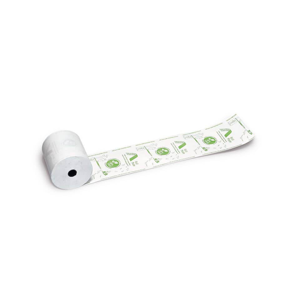 Rotoli registratore di cassa Rotolificio Pugliese Exclusive BPA FREE 57mm x 30m foro 12 cm - 48 g/m² (conf.10)-0 - Loveoffice