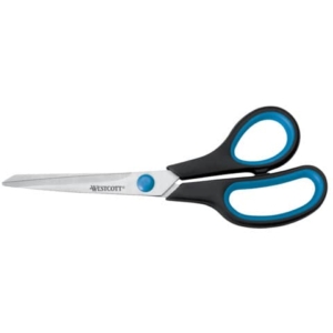 Forbici Westcott Easy Grip lame arcuate asimmetriche Blu/nero 20 cm E-30283 00-0