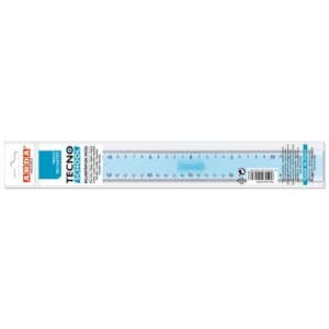 Triplo decimetro ARDA Linea Tecnoschool polistirolo termoresistente Azzurro Trasparente 30 cm - 406SS-0