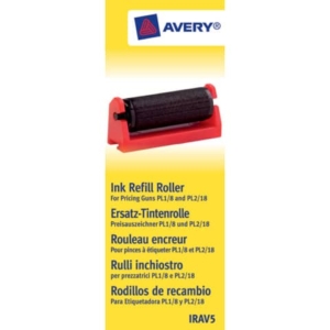 Rulli inchiostro per prezzatrici Avery mod. PL 1/8 e PL 2/18 Nero - IRAV5 (conf.5)-0