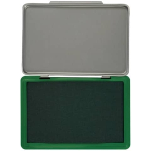 Cuscinetto per timbri Q-Connect 11x7 cm Verde KF25210-0