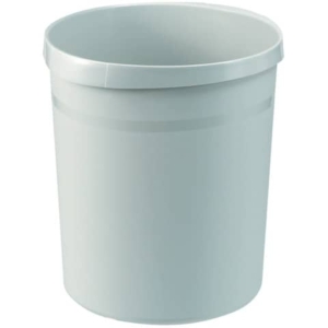 Cestino gettacarte GRIP 18L HAN in polipropilene con 2 impugnature Grigio chiaro - 18 litri - 18190-11-0