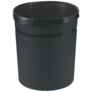 Cestino gettacarte GRIP 18L HAN in polipropilene - 18 litri - Nero 18190-13-0