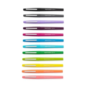 Penne punta fibra Paper Mate Flair/Nylon Tropical Vacation 1,0 mm Assortito (blister da 12)-0