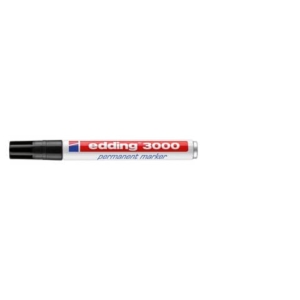 Pennarello indelebile Nero Edding 3000 punta conica 1,5-3 mm-0