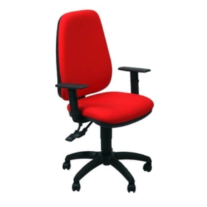 Sedia ufficio regolabile Teti Unisit - Polipropilene Rosso - TETE/ER-0