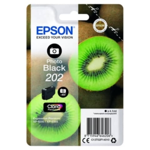 Cartuccia Ink-jet Kiwi 202 Epson Nero fotografico C13T02F14010-0