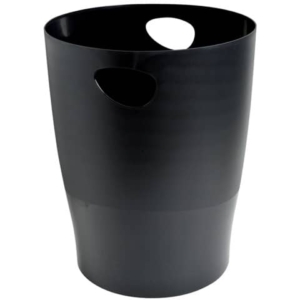Cestino gettacarta Exacompta ECOBIN ECOBlack ppl 15 litri - Nero 453014D-0