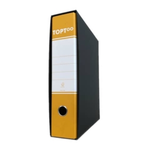 Registratori protocollo TOPToo con custodia Dorso 8 cm Giallo 23x33 cm (conf.6)-0