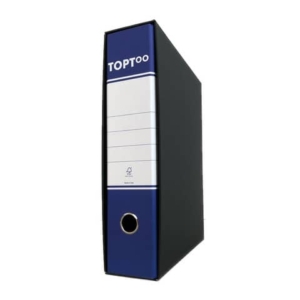 Registratori commerciali TOPToo con custodia Dorso 8 cm Blu 23x30 cm (conf.6)-0