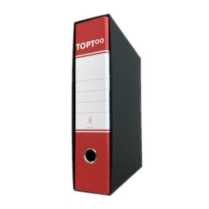 Registratori commerciali TOPToo con custodia Dorso 8 cm Rosso 23x30 cm (conf.6)-0