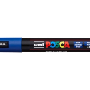 Pennarello Uniposca a tempera - Uniposca Blu Uni-Ball - punta tonda - 1,8-2,5 mm - M - PC5M B-0