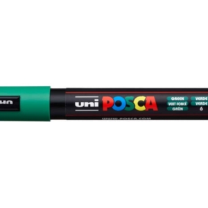 Pennarello Uniposca Verde a tempera Uni-Ball - punta tonda 1,8-2,5 mm - M - PC5M V-0