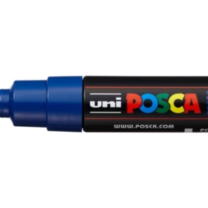 Pennarello Uniposca Blu a tempera Uni-Ball Uni-Ball punta a scalpello 8 mm-0
