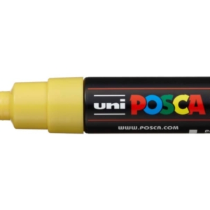 Pennarello Uniposca Giallo a tempera Uni-Ball punta a scalpello 8 mm-0