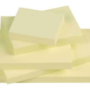 Foglietti riposizionabili Q-Connect 63 g/m² Giallo 76x102 mm - KF01410 (12 blocchetti da 100 fogli)-0